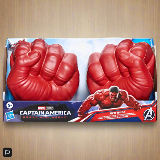 Marvel Avengers Captain America: Brave New World Red Hulk Gamma Smash Fists