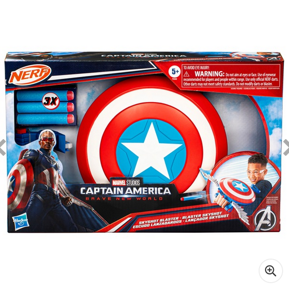 Marvel Captain America: Brave New World NERF Skyshot Blaster