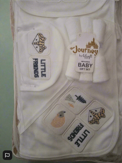 100% Cotton Baby Gift Set – 10 Essential Items for Newborns