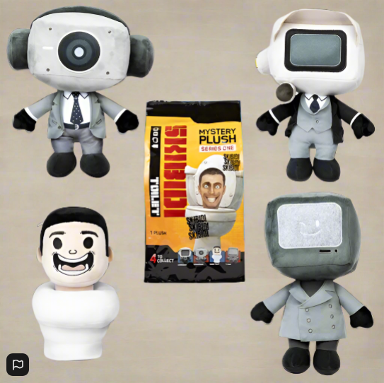 Skibidi Toilet Mystery Plush 28cm 1 Plush Supplied