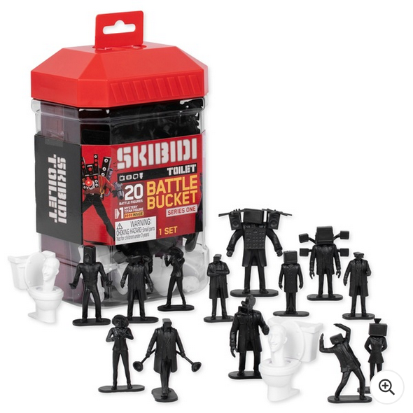 Skibidi Toilet Bucket Battle Figures Series One