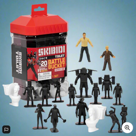 Skibidi Toilet Bucket Battle Figures Series One