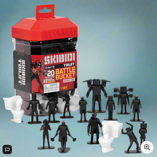 Skibidi Toilet Bucket Battle Figures Series One