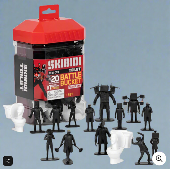 Skibidi Toilet Bucket Battle Figures Series One