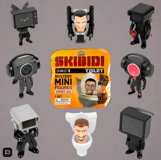 Skibidi Toilet Figure Mini Mystery 6cm 1 Mini Figure Supplied