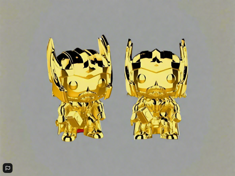 Funko Pop THOR In CHROME NO 381 Marvel  Avengers Action Figure