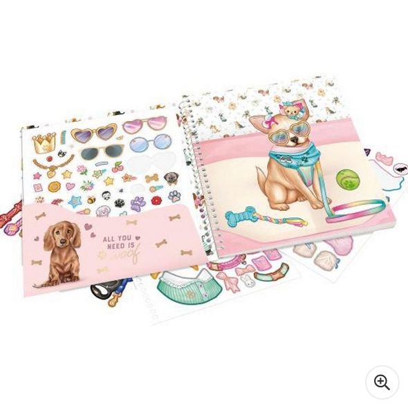 TOPModel Sticker Book Doggy Dress Me Up
