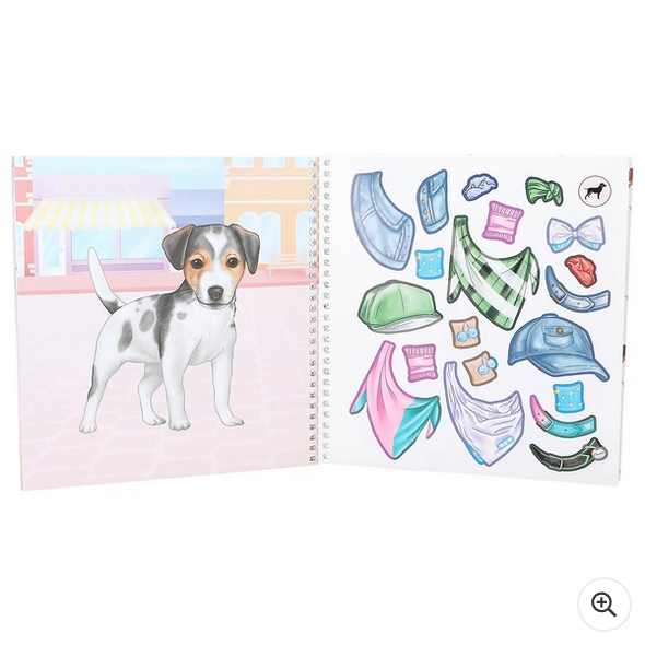 TOPModel Sticker Book Doggy Dress Me Up