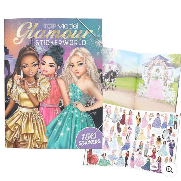TOPModel Glamour Stickerworld Sticker Book
