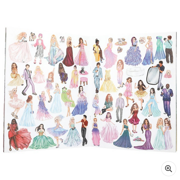 TOPModel Glamour Stickerworld Sticker Book
