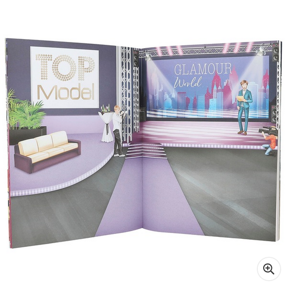 TOPModel Glamour Stickerworld Sticker Book