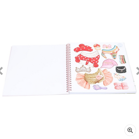 TOPModel Colouring Pages Book Kitty