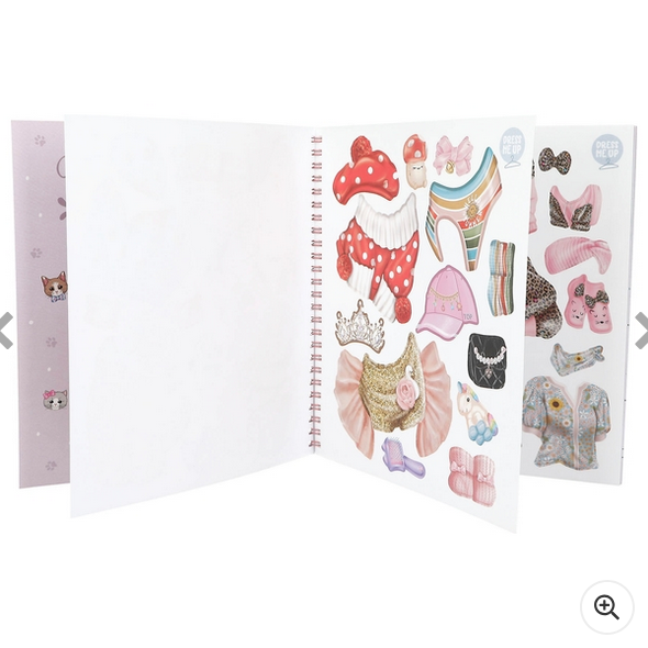 TOPModel Colouring Pages Book Kitty