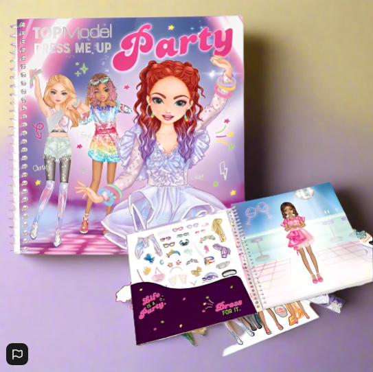 TOPModel Sticker Book Dress Me Up Party