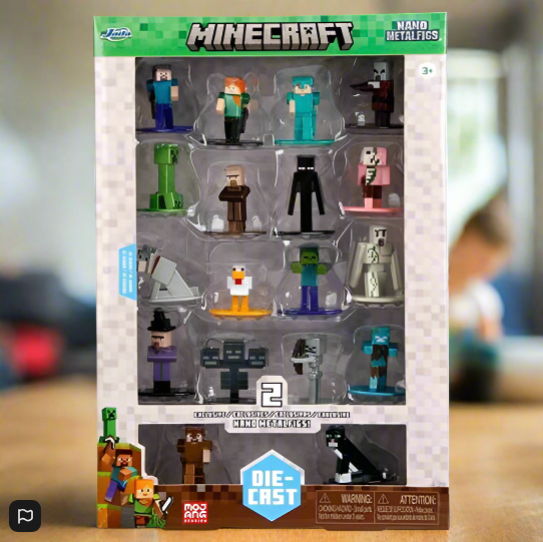Minecraft Diecast Nano Figures 18 Pack
