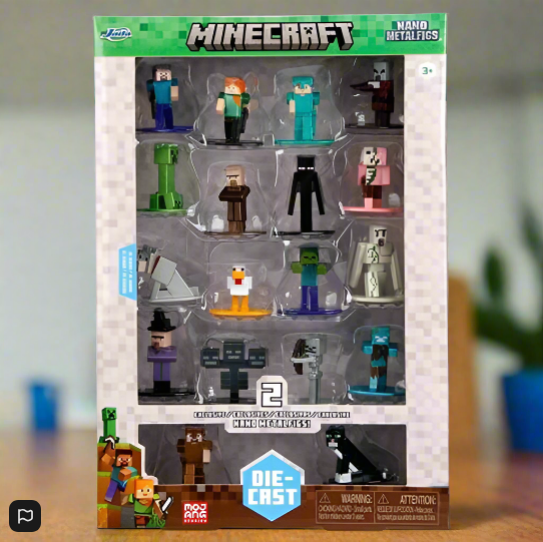 Minecraft Diecast Nano Figures 18 Pack