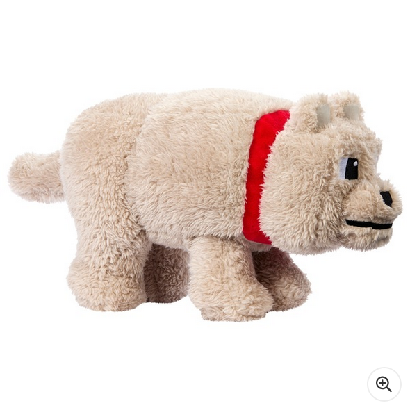 Minecraft Movie Plush Dennis the Wolf 20cm
