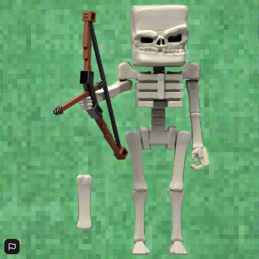 Minecraft Movie Action Figure Skeleton