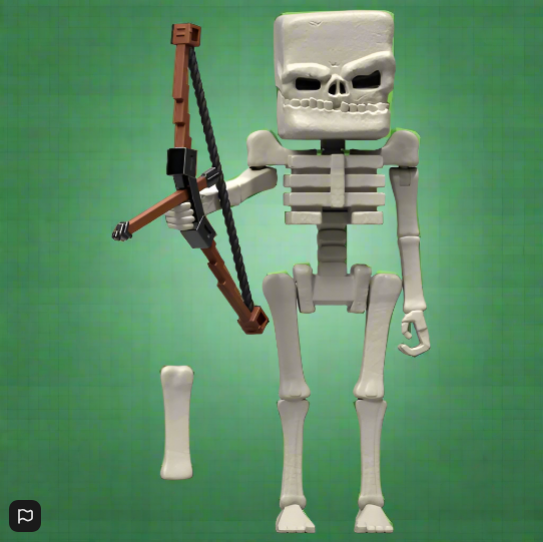 Minecraft Movie Action Figure Skeleton