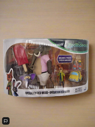 Disney Zootropolis  Operation Red Wood 7 Piece Action Figure Set