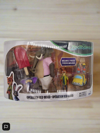 Disney Zootropolis  Operation Red Wood 7 Piece Action Figure Set