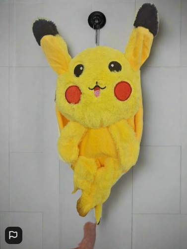 Pokemon Childrens Fluffy Soft Bag Pikachu