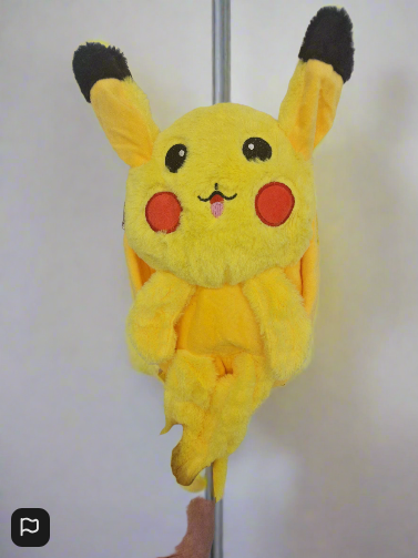 Pokemon Childrens Fluffy Soft Bag Pikachu