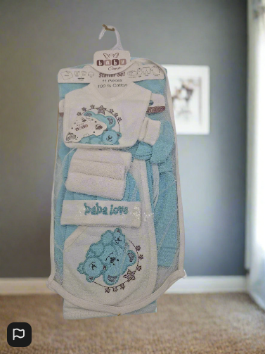 Baby Comfort 11 Piece Starter Set In Blue