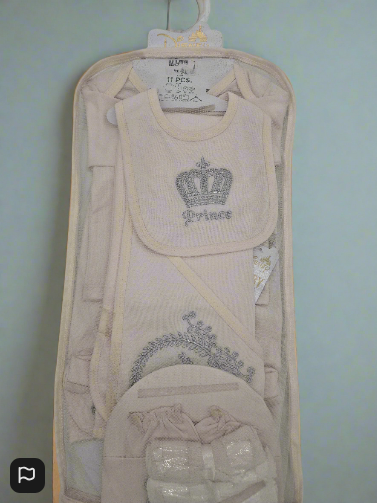 Baby House Baby Gift Set 11 Pieces Prince In Cream