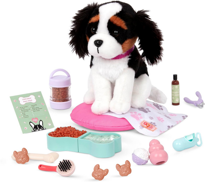 Our Generation Paw Paradise Set  15 Piece Pet Care Accessory Set