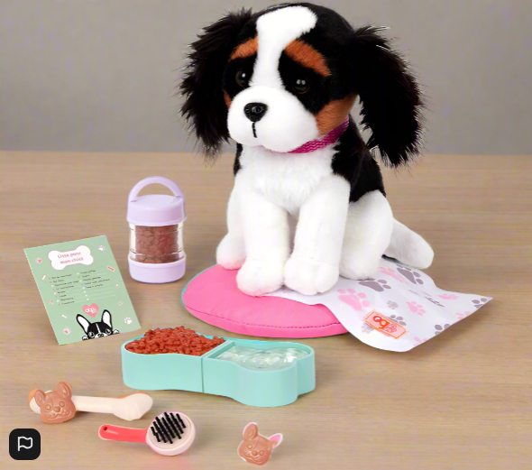 Our Generation Paw Paradise Set  15 Piece Pet Care Accessory Set