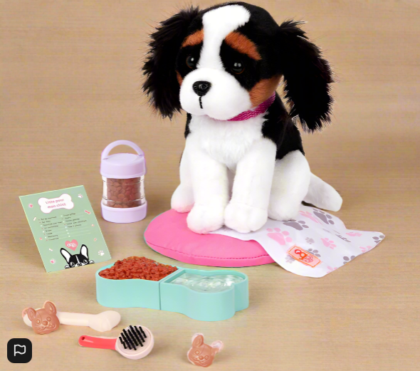 Our Generation Paw Paradise Set  15 Piece Pet Care Accessory Set