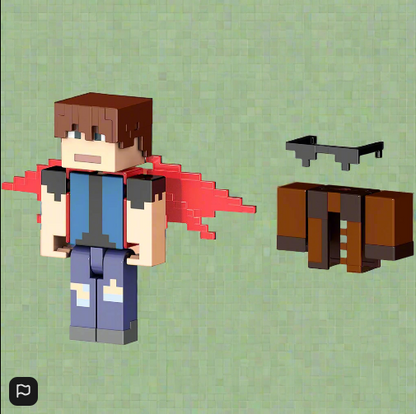 Minecraft Creator Series Mini Figure Ripped Jeans