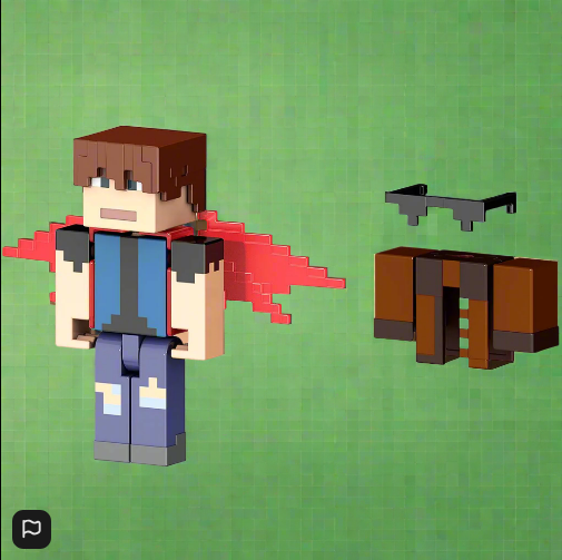 Minecraft Creator Series Mini Figure Ripped Jeans