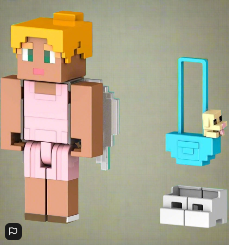 Minecraft Creator Series  Puppy Purse Mini  Figure