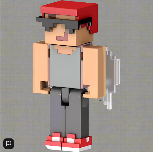 Minecraft Creator Series Mini Figure Letterman Jacket