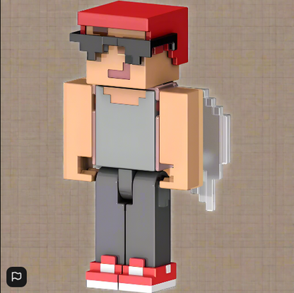 Minecraft Creator Series Mini Figure Letterman Jacket