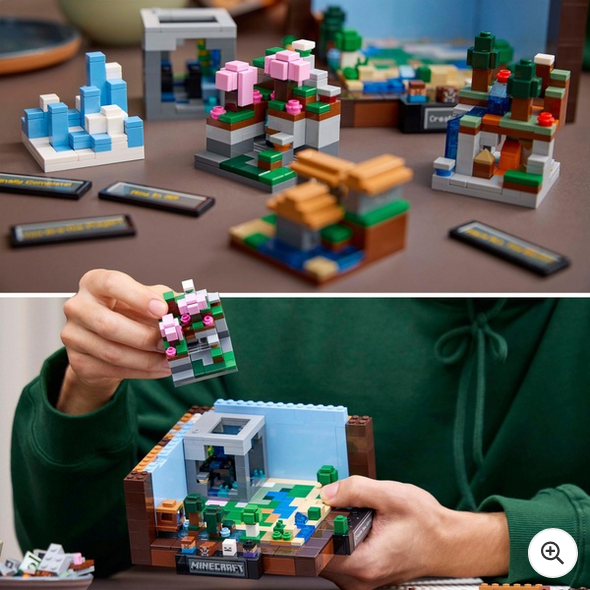 Minecraft LEGO 21265 The Crafting Table Set for Adults