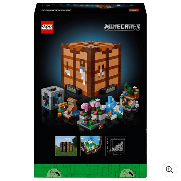 Minecraft LEGO 21265 The Crafting Table Set for Adults