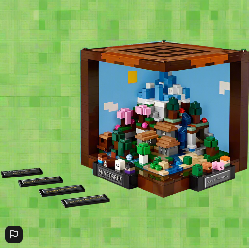 Minecraft LEGO 21265 The Crafting Table Set for Adults