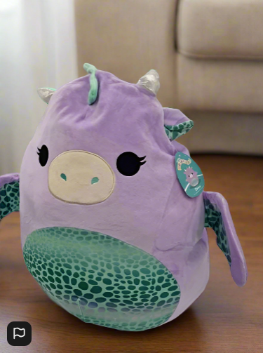 Squishmallows Purple Drow Dragon 50cm Plush