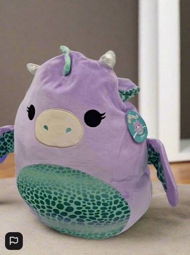 Squishmallows Purple Drow Dragon 50cm Plush