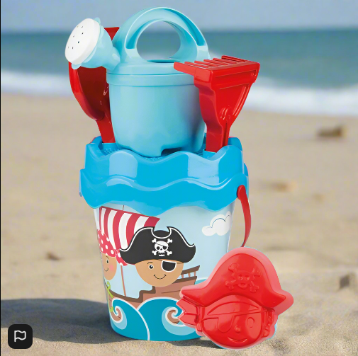 Pirate Bucket Set with Watering Can and Accessories