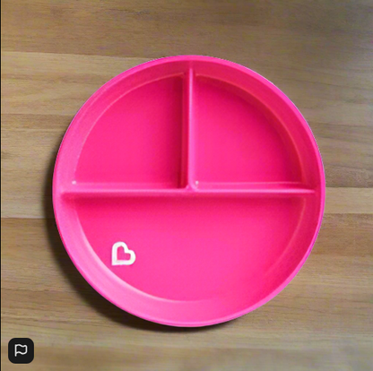 Munchkin Stay Put Suction Plate Pink