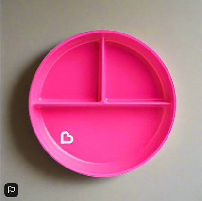 Munchkin Stay Put Suction Plate Pink
