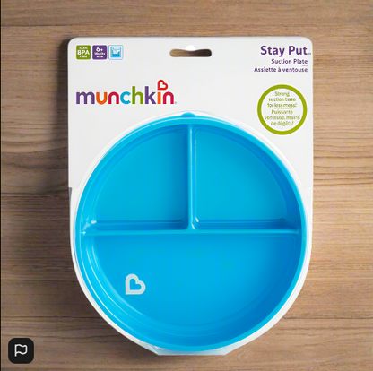 Munchkin Stay Put Suction Plate Blue