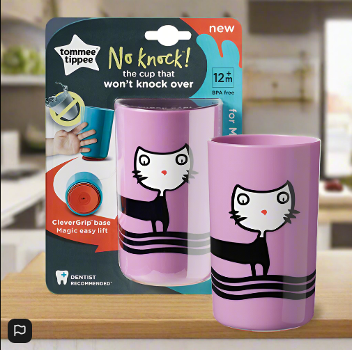 Tommee Tippee No Knock Cup 300 ml Pink