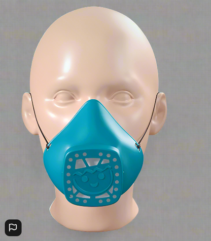 Playmobil Nose & Mouth Mask Large Turquoise