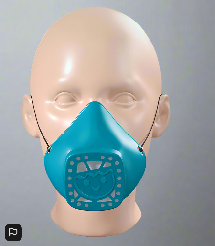 Playmobil Nose & Mouth Mask Large Turquoise