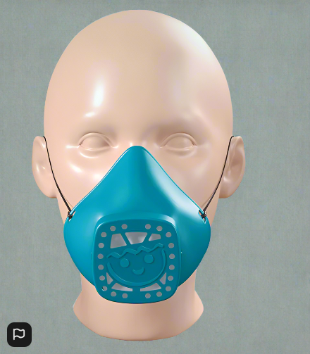 Playmobil Nose & Mouth Mask Large Turquoise